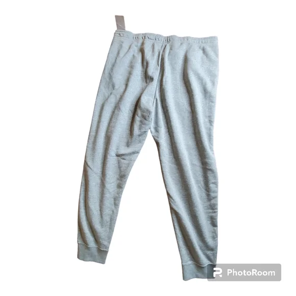 Nike womens sportswear essential fleece gray sweatpants - Picture 6 of 7